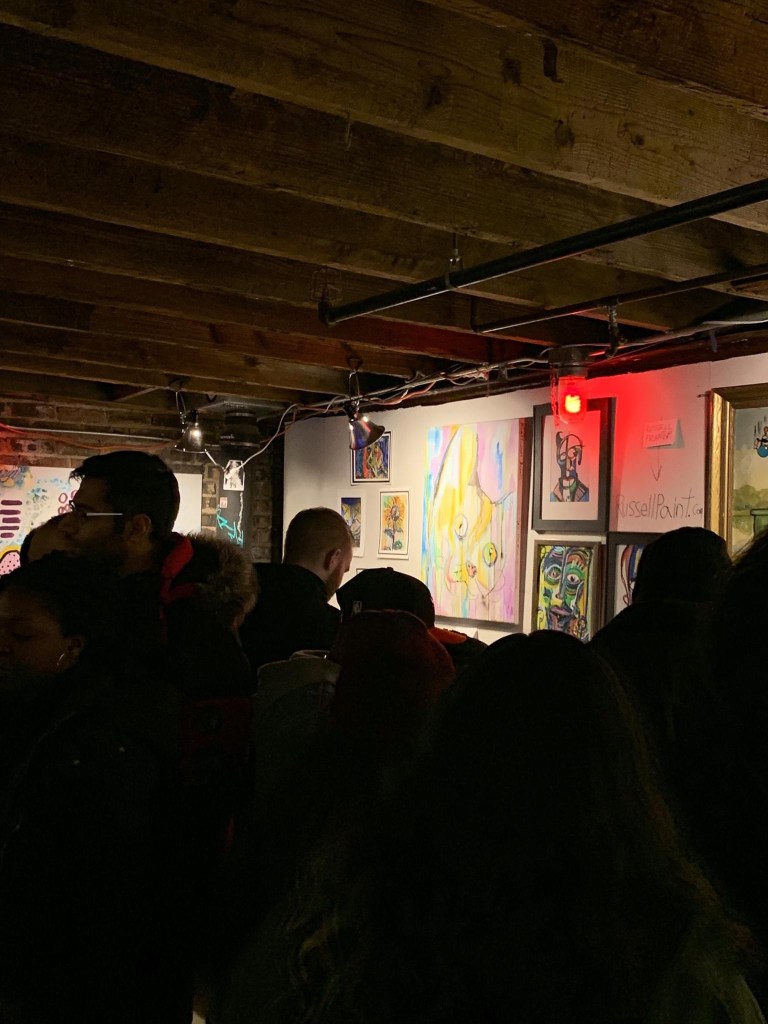 Chicago art show with Russell frantom paintings. 2019 ​