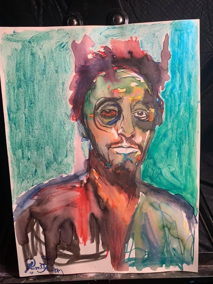Self portrait by artist Russell frantom 2018/19