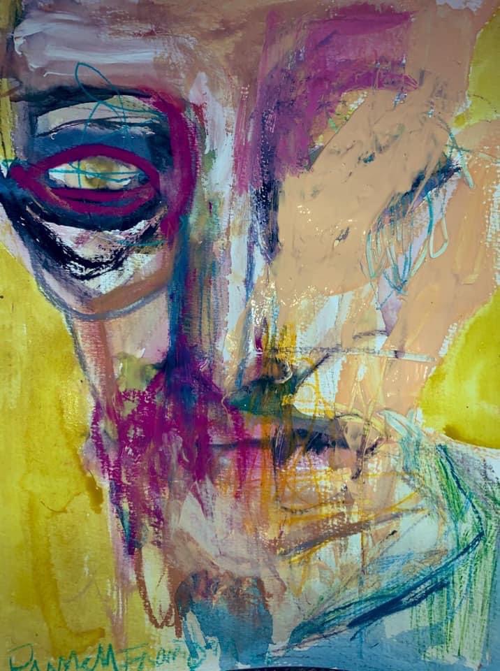 Untitled portrait painting by artist Russell frantom 