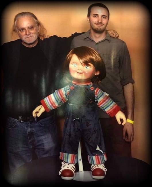 Artist Russell Frantom meets Brad Dourif (the voice of Chucky) in Indianapolis Indiana. 2016 ​