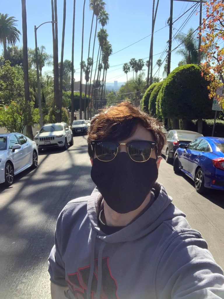 Artist Russell frantom in Los Angeles California 2021 