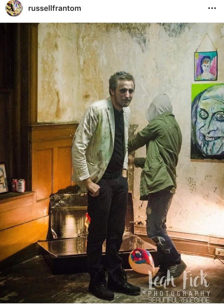 Artist Russell frantom art show (location unknown) 