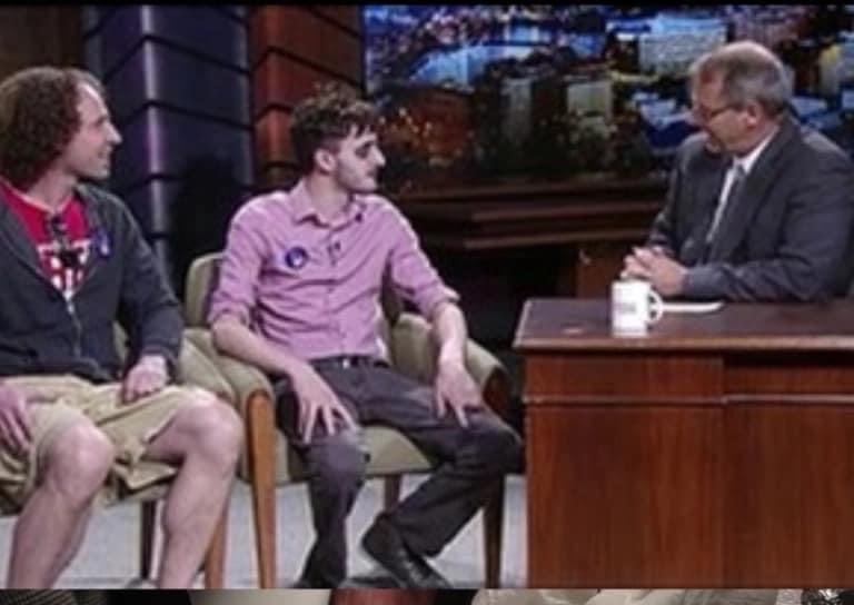 Artist Russell frantom is a guest on the experience MICHIANA show in 2014 