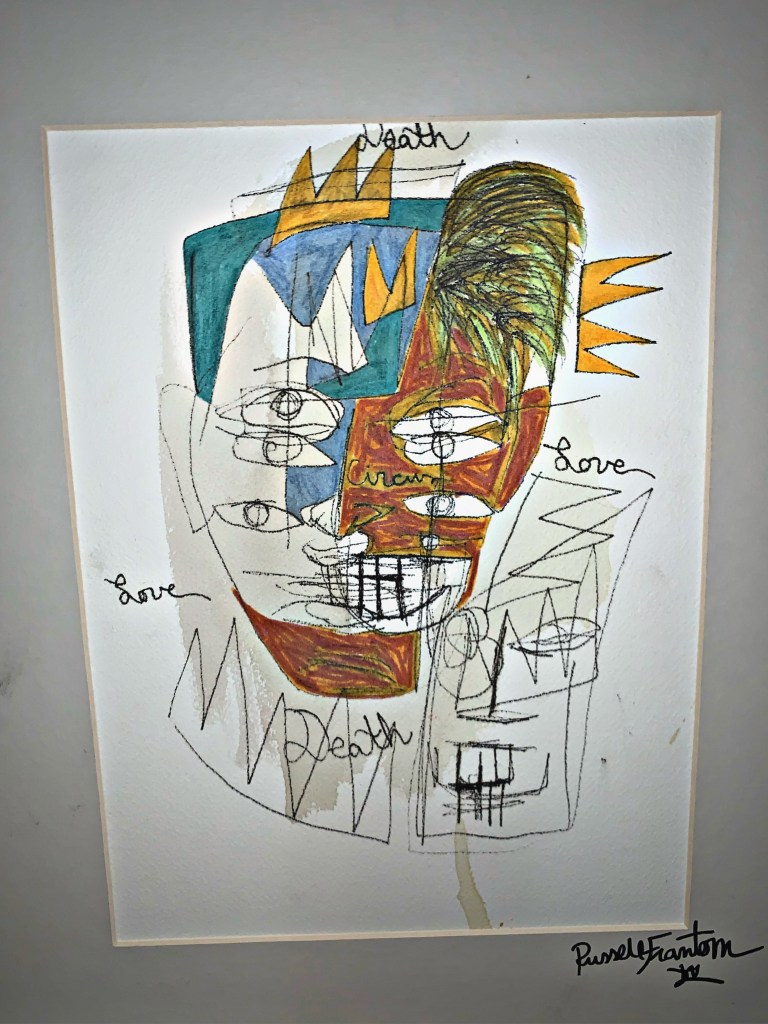 Minimal crown drawing by artist frantom 