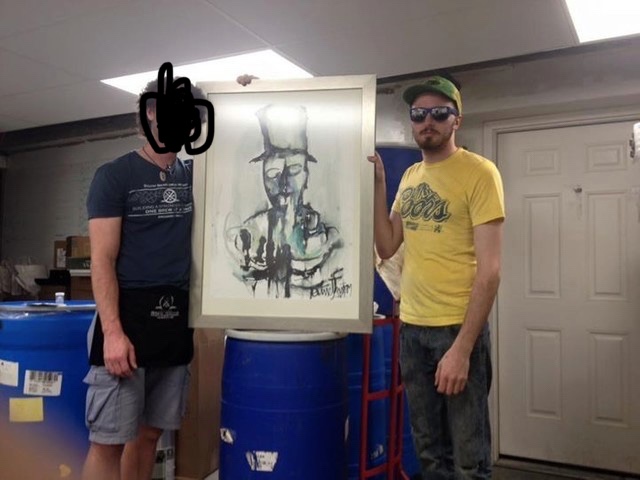 Russell frantom selling his artwork  