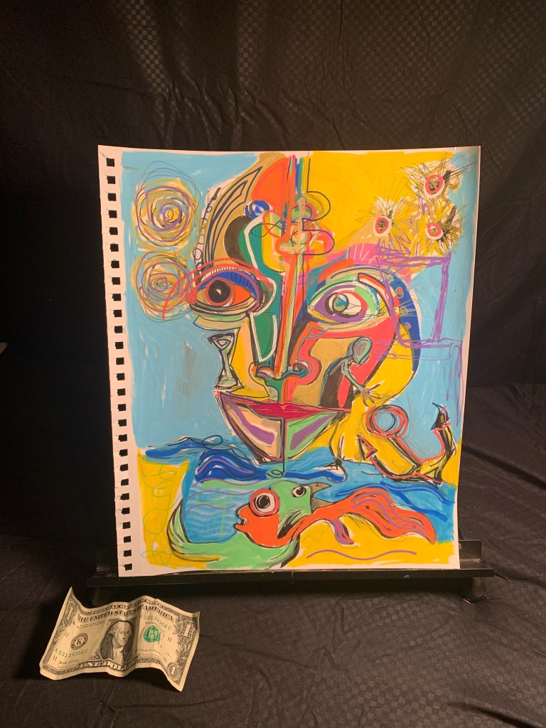 The sands of time painting by artist Russell Frantom 