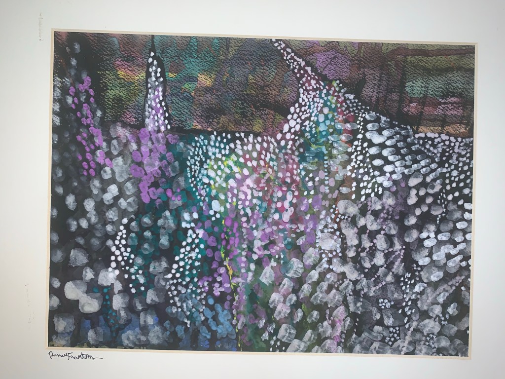 Abstract painting by Russell Frantom (date unknown) 2011 mixed media 