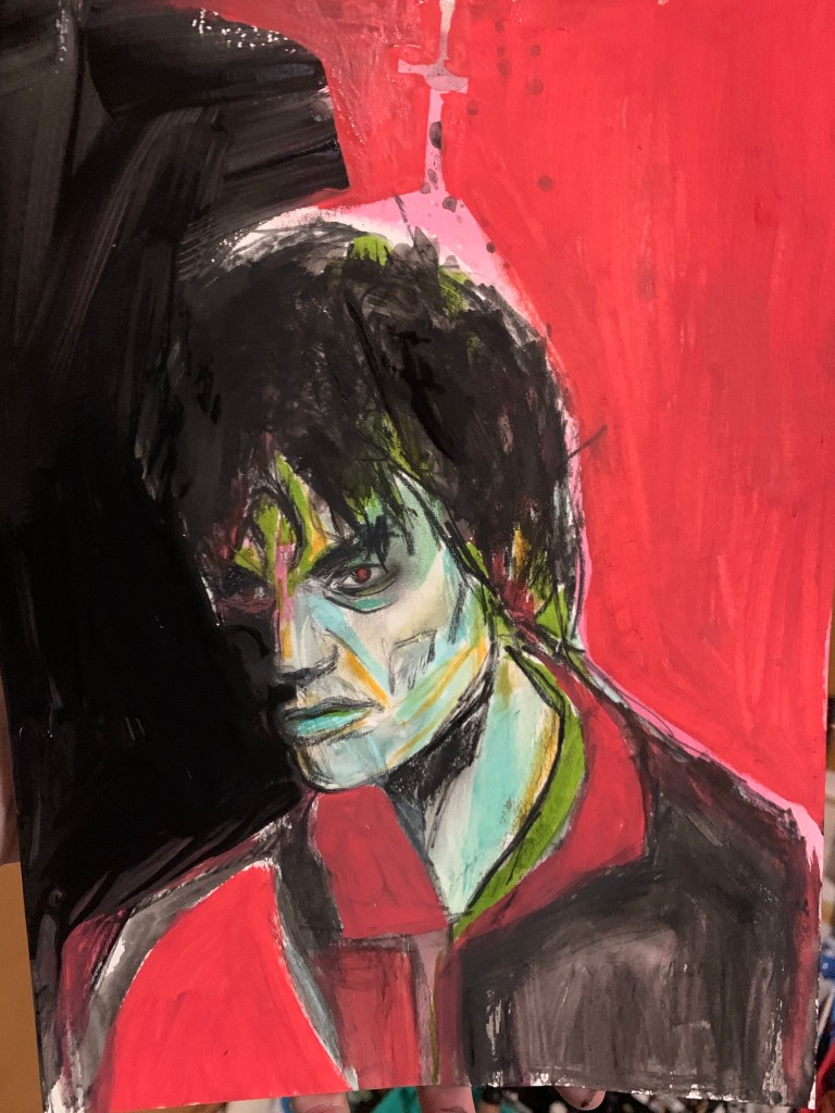 Richard Ramirez serial killer painting 2024 