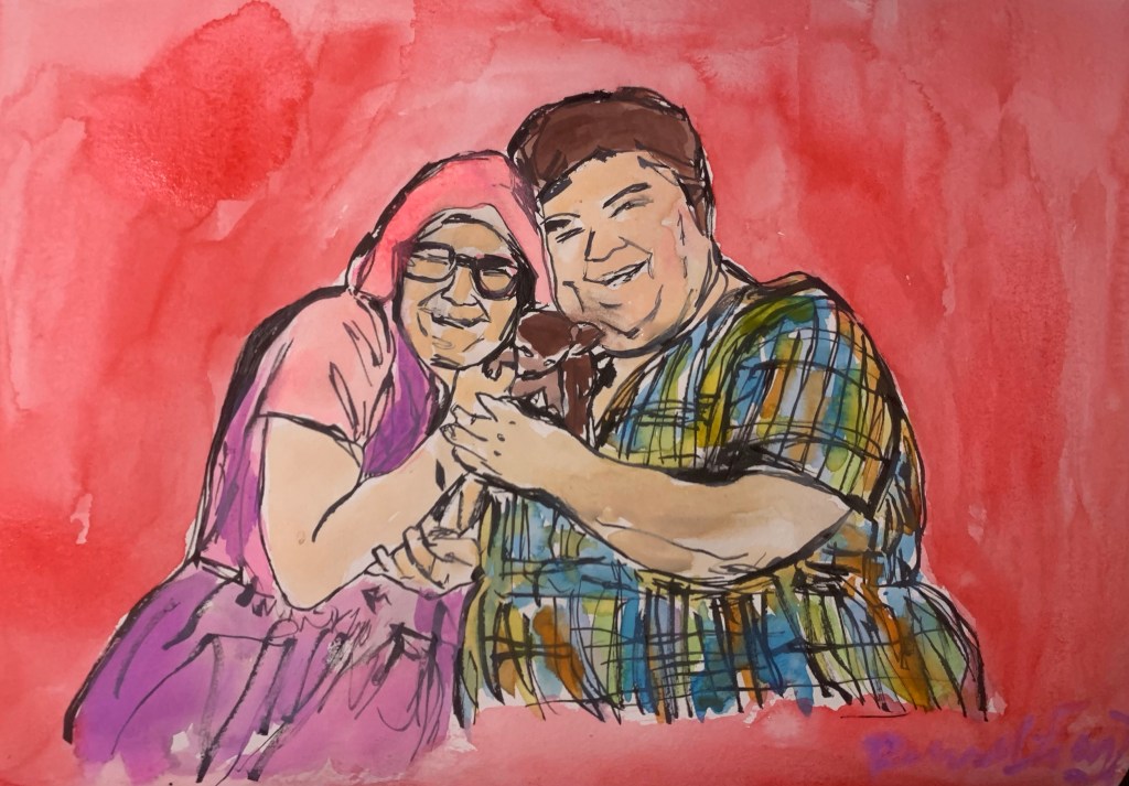 Gypsy Rose and Dee Dee painting by artist Russell Frantom 2024 